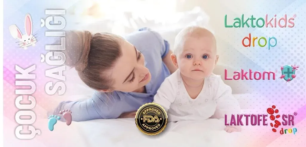 Çocuk sağlığı: Laktokids Drop, Laktom + ve Laktofe SR